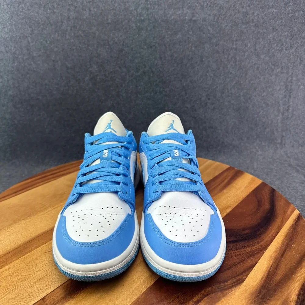 Nike Air Jordan 1 Low UNC University Blue Sneakers AO9944-441 Women's Size 9